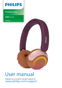 Manual Philips TAK4200MP Headphone