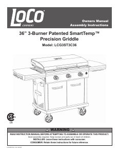 Handleiding LoCo LCG3ST3C36 Barbecue