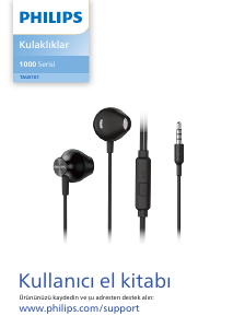 Kullanım kılavuzu Philips TAUE101WT Kulaklık
