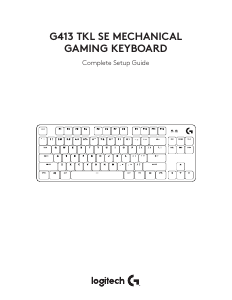 Käyttöohje Logitech G413 TKL SE Näppäimistö