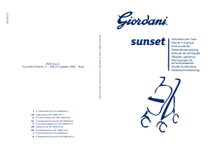 Manual de uso Giordani Sunset Cochecito