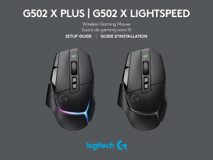 Manual Logitech G502 X PLUS Rato
