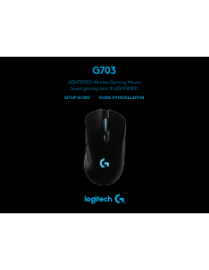 Manual de uso Logitech G703 Ratón