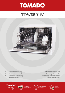 Bedienungsanleitung Tomado TDW5501W Geschirrspüler