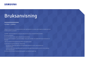 Bruksanvisning Samsung C27R500FHR LED skärm