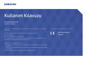 Kullanım kılavuzu Samsung C27R500FHR LED ekran