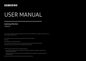 Manual Samsung C49RG90SSP LED Monitor