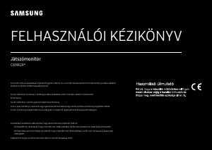 Használati útmutató Samsung C49RG90SSP LED-es monitor