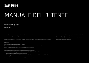 Manuale Samsung C49RG90SSP Monitor LED