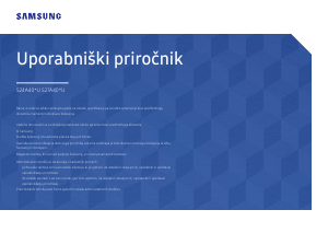 Priročnik Samsung S24A400UJU LED-zaslon