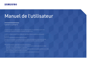 Mode d’emploi Samsung S24A400UJU Moniteur LED