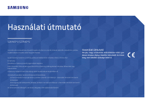 Használati útmutató Samsung S24A400UJU LED-es monitor