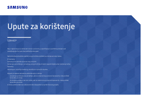 Priručnik Samsung S24A400VEU LED zaslon