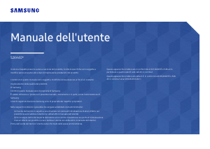 Manuale Samsung S24A400VEU Monitor LED