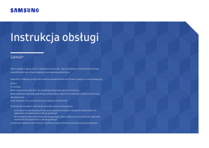 Instrukcja Samsung S24A400VEU Monitor LED