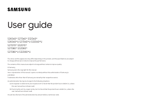 Handleiding Samsung S24D600EAU LED monitor