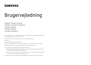 Brugsanvisning Samsung S24D600EAU LED-skærm