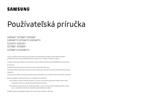Návod Samsung S24D600UAU LED monitor