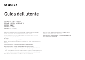 Manuale Samsung S27D706EAU Monitor LED