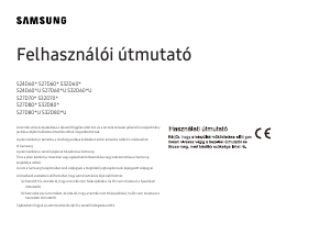 Használati útmutató Samsung S27D800EAU LED-es monitor