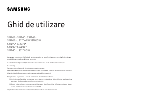 Manual Samsung S27D800UAU Monitor LED
