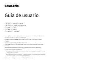 Manual de uso Samsung S27D800UAU Monitor de LED