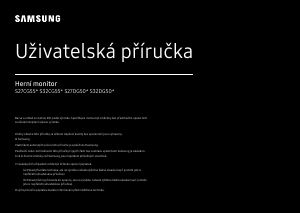 Manuál Samsung S27DG502EU LED monitor