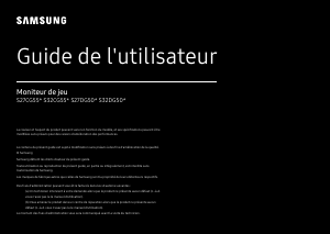 Mode d’emploi Samsung S27DG502EU Moniteur LED