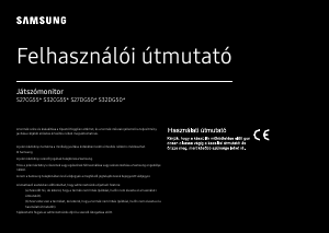 Használati útmutató Samsung S27DG502EU LED-es monitor