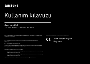 Kullanım kılavuzu Samsung S27DG502EU LED ekran