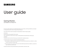 Manual Samsung S27DG602SU LED Monitor