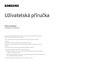 Manuál Samsung S27DG602SU LED monitor