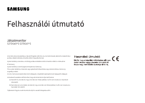 Használati útmutató Samsung S27DG602SU LED-es monitor