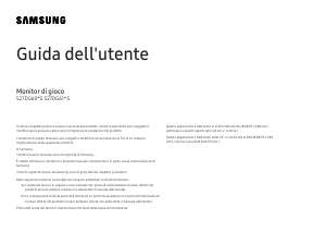 Manuale Samsung S27DG602SU Monitor LED
