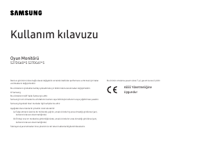 Kullanım kılavuzu Samsung S27DG602SU LED ekran