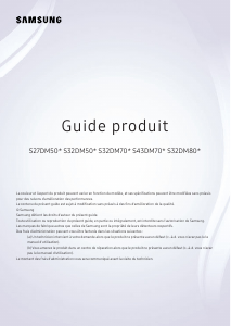 Mode d’emploi Samsung S27DM502EU Moniteur LED