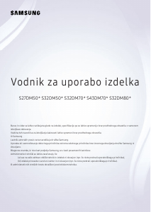 Priročnik Samsung S32DM702UU LED-zaslon