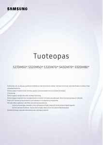 Käyttöohje Samsung S32DM801UU LED-näyttö