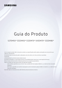 Manual Samsung S32DM801UU Monitor LED