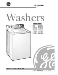 Manual GE S2200 Washing Machine