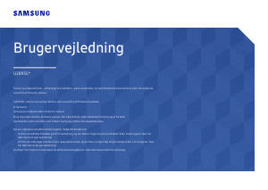 Brugsanvisning Samsung U28R550UQP LED-skærm