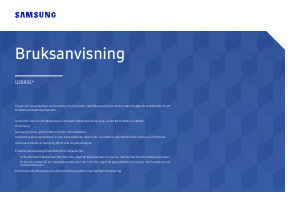 Bruksanvisning Samsung U28R550UQP LED skärm
