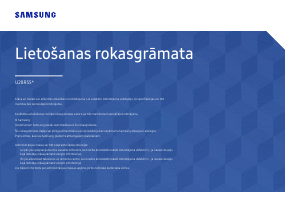 Rokasgrāmata Samsung U28R550UQP Gaismas diožu monitors
