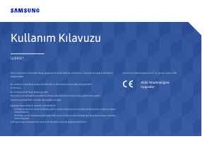 Kullanım kılavuzu Samsung U28R550UQP LED ekran