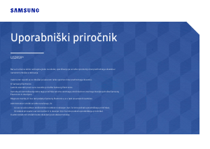 Priročnik Samsung U32R590CWP LED-zaslon