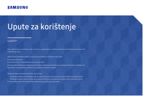 Priručnik Samsung U32R590CWP LED zaslon