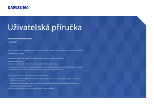 Manuál Samsung U32R590CWP LED monitor
