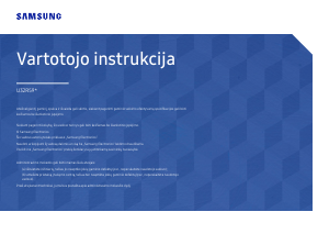Vadovas Samsung U32R590CWP LED monitorius