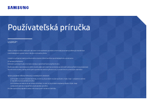 Návod Samsung U32R590CWP LED monitor