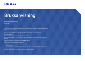 Bruksanvisning Samsung U32R591CWP LED skärm